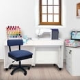 thumbnail image 5 of Hydraulic Sewing Chairs: Duchess Blue Fabric, 5 of 5