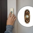 thumbnail image 6 of Wired Doorbell Push Button Doorbell Buttons Nighttime Visibility LED Light Brass Heavy Duty for Front Door Home Hotel, 6 of 9
