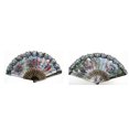 thumbnail image 1 of 2x Spanish Style Hand Fan Decorative Design, 1 of 3