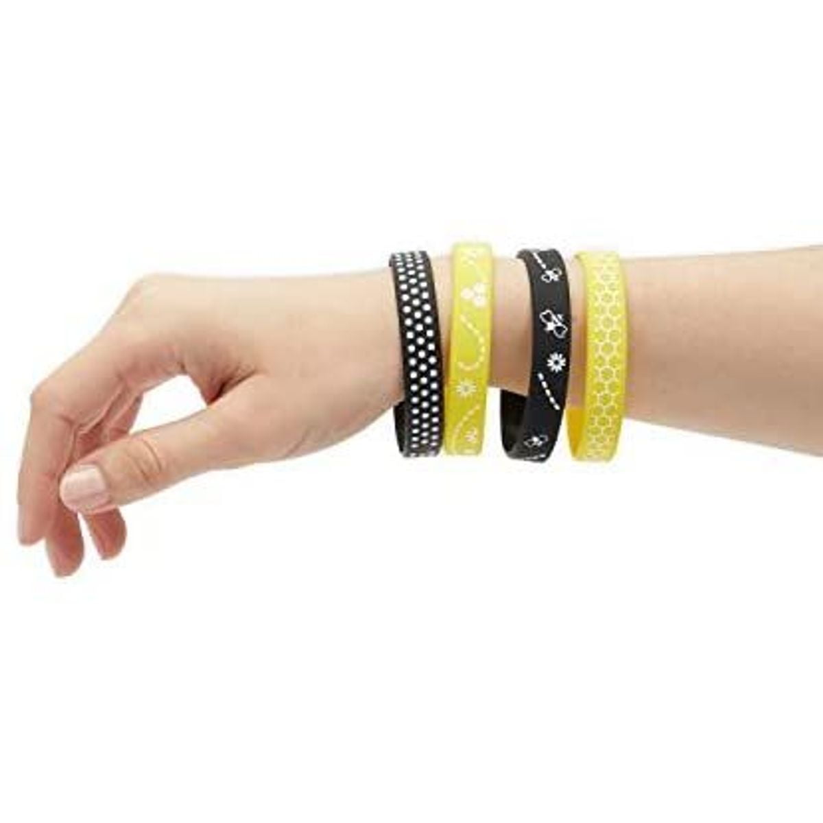 Buy 5pcs Solid Color Silicone Rubber Wristbands - Multiple Styles (Black)  Online at desertcartINDIA