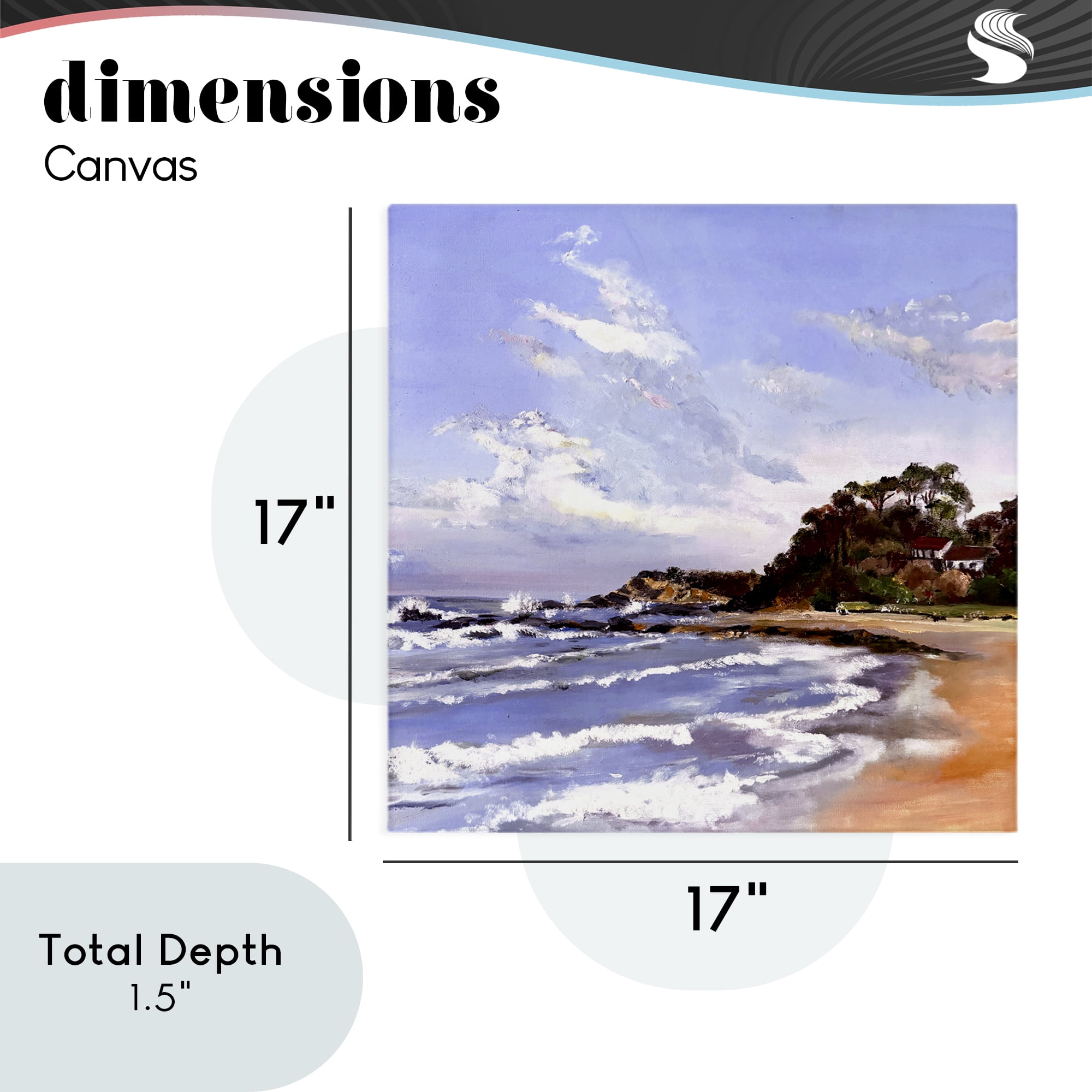 Malua Bay Seascape Canvas Wall Art, design by Patricia Reynolds