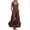 #06 Wine 【Mix, Match & Rotate: Stock Up on Daily Colors】, variant on Women's 100% Cotton Wide Leg Jumpsuit with Pockets, Sleeveless Crew Neck Ruffle Hem, Mid Elastic Waist, Casual Lounge Summer | VerBelle,Black L