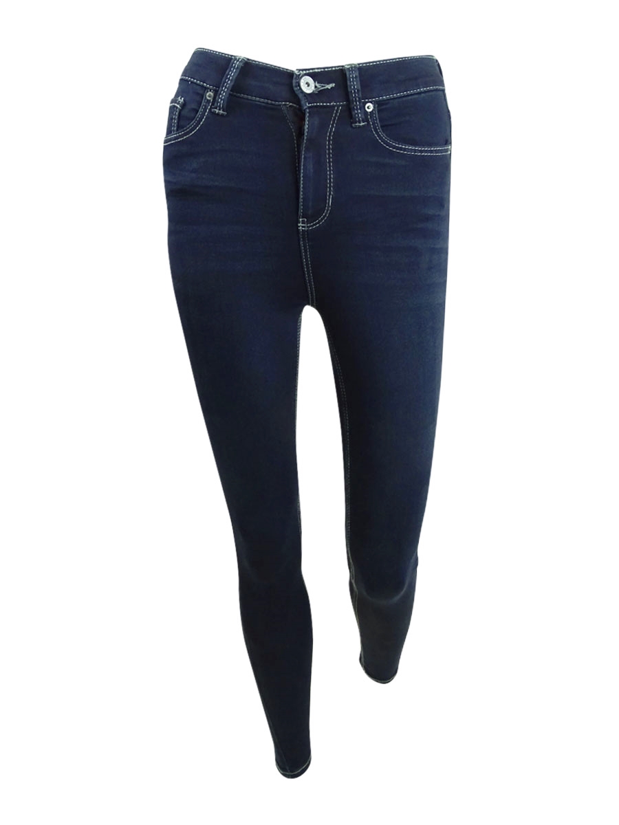 Large Black Vanilla Star Juniors Moletan Knit Skinny