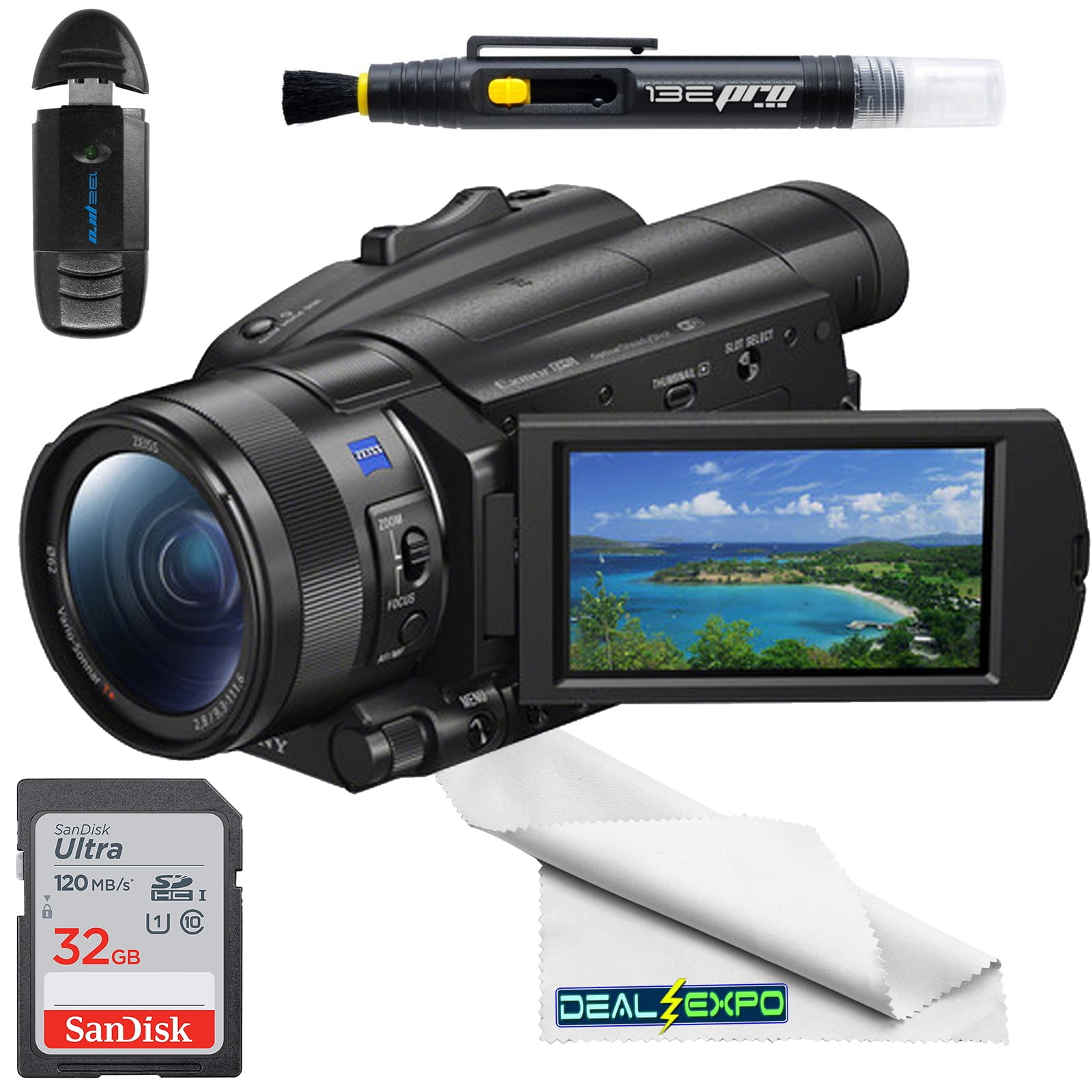 Sony FDRAX700 4K Camcorder + Dealexpo Kit