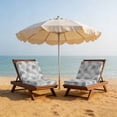 thumbnail image 6 of Outdoor Patio Cushion Covers 4 Pack Grey Leaf Patio Chair Cushion Covers with Ties and Zipper Waterproof Outdoor Seat Cushion Covers for Patio Furniture 20"x18", 6 of 7