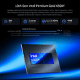 thumbnail image 4 of Business Laptop Computer 16GB RAM 256GB SSD Intel Pentium Gold 6500Y Dual-Core 15.6" 1080P FHD Display WiFi5 BT5.0 Type-C Fast Charging Online Learning, Home Office, Silver, 4 of 7