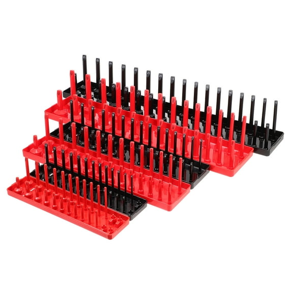 Durable Plastic Tool Holder for Storage Use 6pcs Set with 1/4-Inch 3/8-Inch 1/2-Inch Sizes