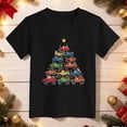 thumbnail image 5 of sdbrld Boys Christmas Short Sleeve Graphic Crewneck T-Shirt for Kids Holiday Black Sizes 9-10 Years, 5 of 5