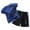 Blue, variant on Size 7-14 Years Boys Summer Outfits Set Kids Quick Dry Athletic Short Sets 2 Piece Sports Sets with Short Sleeve Top T-Shirt & Shorts