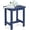 Navy Blue, variant on Outdoor Side Table, HIPS Adirondack Small Single Table, Waterproof Square Outside Table, Balcony Modern End Tables for Patio, Pool, Beach, Porch, Deck, Indoor or Outdoor Use, Navy Blue