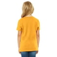 thumbnail image 5 of Daxton Youth Size Short Sleeve Tee Basic Tshirt Tops Packs-Orange,Gold,Pink-S, 5 of 8