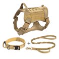thumbnail image 1 of Chalecos para perros Chalecos militares para perros Collares con bolsas y parches, Chalecos tácticos para perros sin tirones para perros grandes MFZFUKR CPB-US-ZMR10-5, 1 of 5