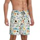 thumbnail image 2 of Fotbe Cartoon Dinosaur Pantalones Cortos de Pijama para Hombre, Ropa de Dormir, Pantalones de Pijama Cortos para Hombre-XX-Large, 2 of 6