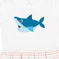 thumbnail image 4 of Inktastic Cute Shark, Little Shark, Blue Shark, Sea Animal Girls Toddler Dress, 4 of 5