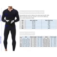thumbnail image 4 of TFixol 2PCS Ropa interior térmica de invierno para hombre Forro polar Grueso Cálido V, 4 of 8