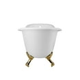 thumbnail image 2 of Charlotte 72 Inch Cast Iron Slipper Clawfoot Tub - Rim Faucet Drillings, 2 of 2