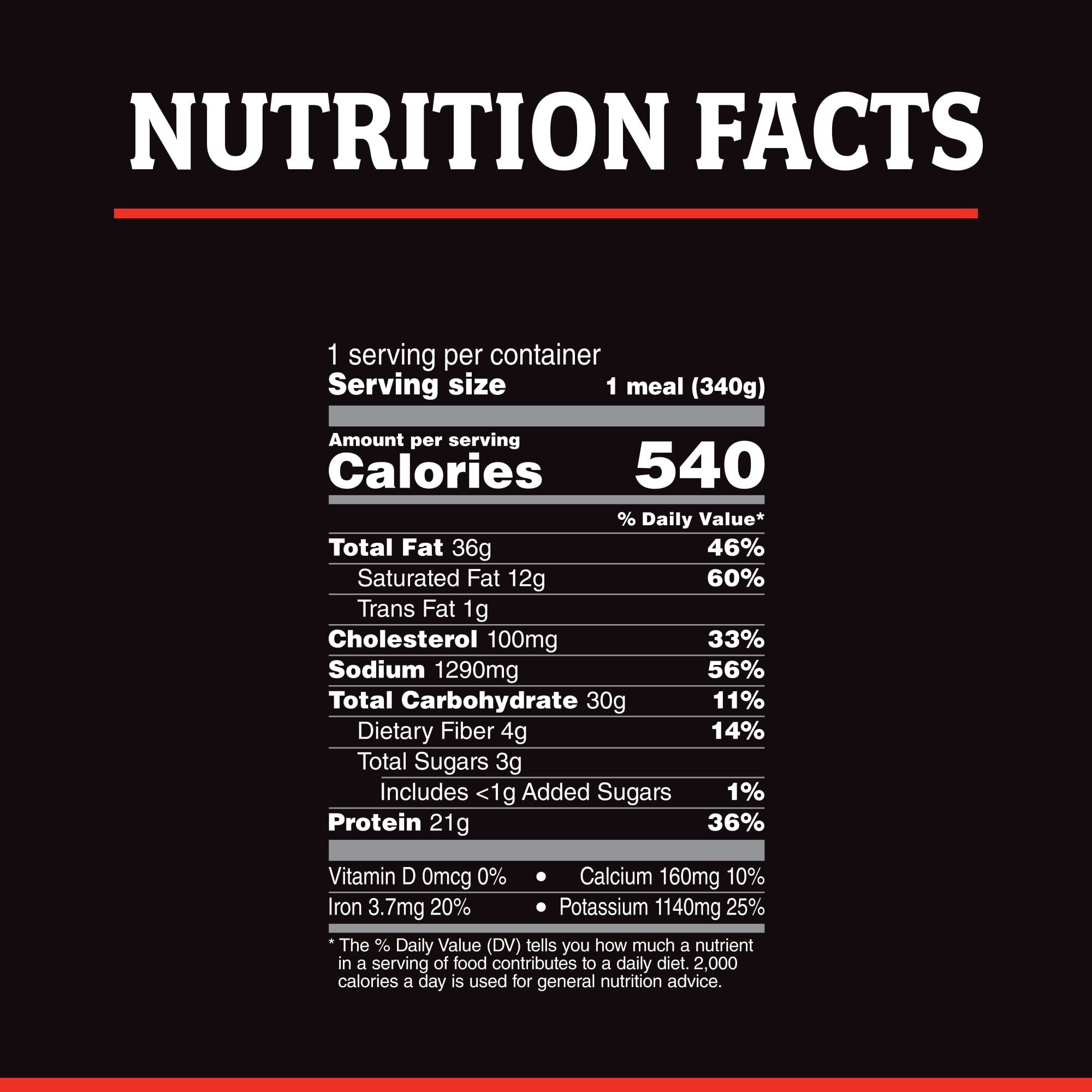 Banquet Double Salisbury Steak, 21g Protein, High Protein Frozen Meal, 12 oz.