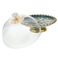 thumbnail image 2 of Dosaele Cake Stand Tray Glass Ceramic Dome Display Crystal Stands Wedding Tall Dessert Snack Goods Lid Round Inch 8 Cover Plate, 2 of 6