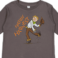 thumbnail image 4 of Inktastic Happy Harvest Scarecrow Boys or Girls Long Sleeve Toddler T-Shirt, 4 of 5