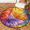 Multicolour 1, variant on CURLYOOT Round Rug 3ft Butterfly Area Rug, Washable Circle Mat Non Slip Floor Carpet Mat, Watercolor Butterfly Soft Indoor Rugs for Entryway Living Room Dining Room Bedroom
