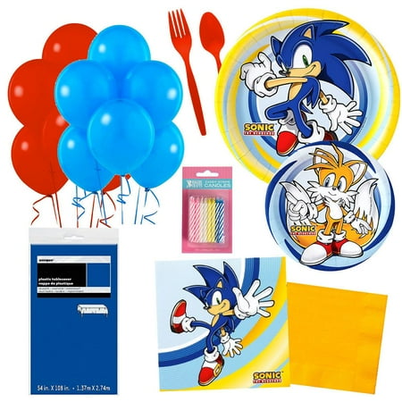 Sonic Party Supplies Kit for 16