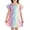 Rainbow, variant on Girls Party Dresses Metallic Shiny Sparkly Colorful Dress Flutter Sleeve Swing Midi Prom Sundress Rainbow 7-8 Years