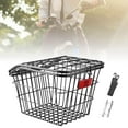 thumbnail image 4 of Bike Rear Basket Portable Lightweight Storage Cycling Rack Basket Basket, 4 of 8
