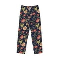 thumbnail image 4 of Goofa Flower Printed Soft Pajama Pants for Men, Wide Leg Comfy Casual Lounge Yoga Pants-Medium, 4 of 9