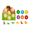 thumbnail image 1 of Lipstore Wooden Peg Puzzle Color Sorting Shape Puzzle for Baby Children Boy and Girls, 1 of 8