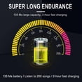 thumbnail image 3 of Fnochy Wireless Bluetooth Neckband Earbuds, Magnetic Design, Portable Lightweight Stereo Bluetooth Headset with Mic, Neck Mounted Stereo Earphones for Sports Outdoor Calling Gaming (Silver), 3 of 9
