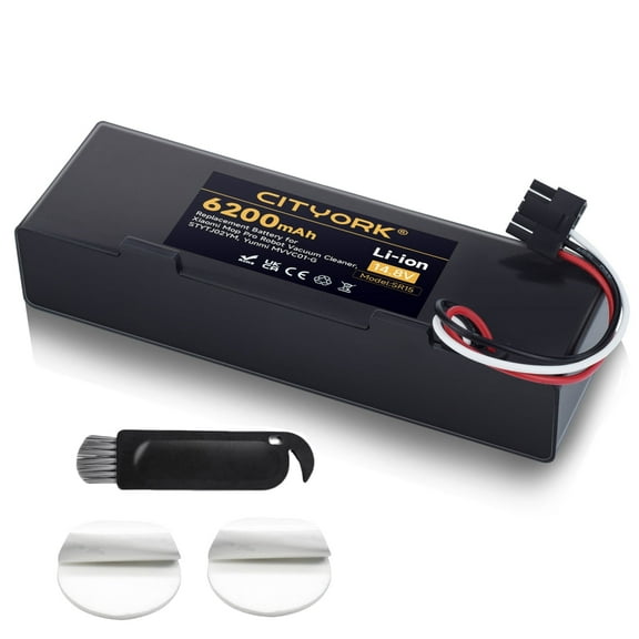 Robot Vacuum Cleaner Li-ion Battery Sweeping Mopping Rechargeable Battery Replacement For Xiaomi Mop Pro Robot Vacuum Cleaner STYTJO2YM Yummy MVVC01-G-14.8V 6200mAh