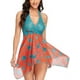 thumbnail image 5 of Trajes de baño sexys para mujer, tankini de malla de dos piezas, traje de baño ligero de secado rápido con pantalones cortos, 5 of 5