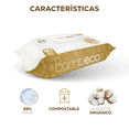 thumbnail image 3 of Toallitas húmedas para bebé Bambeco de Algodón Caja 960 pzas, 3 of 6