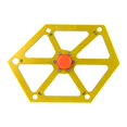 thumbnail image 1 of Goniómetro, buscador de ángulos, transportador hexagonal, calibrador, herramientas dorado, 1 of 8