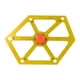 thumbnail image 2 of Transportador de buscador de ángulo de goniómetro portátil 45 degree 54 degree 60 degree 67,5 degree 75 degree Calibrador de calibre para herramienta de medición de carpinterí dorado CUTICAT Regla de ángulo de goniómetro, 2 of 8