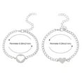 thumbnail image 5 of YIEMEEN Sun Moon Love Bracelets Relationship Bracelets for Friends Mother Daughter Gift, 5 of 20