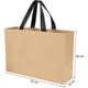 thumbnail image 4 of 10 Bolsas de Papel para Regalo Bolsa de Papel Kraft Grande con Asa Ancha Compras Recicladas, 4 of 5