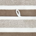 thumbnail image 5 of NC 2 Piece Bath Towel Set, Double Stripe Microfiber Soft Fast Drying Towels, Brown, 5 of 5