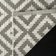 thumbnail image 4 of SAFAVIEH Montauk Tryik Geometric Diamonds Cotton Area Rug, Grey/Ivory, 3' x 5', 4 of 6