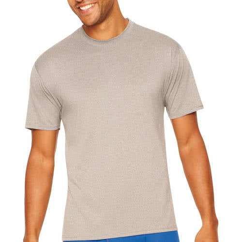 Hanes Mens Large Gray 2 Pack X Temp Performance Cool Crew Neck T