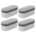 thumbnail image 6 of OUNONA 4Pcs Universal Toilet Seat Bumpers Soft Cushion Buffer Pads Anti-Collision Toilet Seat Spacers for Home, 6 of 7