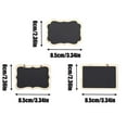 10 PC Wooden Mini Blackboard Pendant With Rope For Wall Hanging Ideal