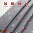thumbnail image 4 of Manteles Irfora Mantel navideño reutilizable de 5 x 7,2 pies, cubierta de mesa rectangular, mantel impermeable de poliéster, regalo para fiesta, cocina, cena, decoración de mesa Irfora Manteles, 4 of 7