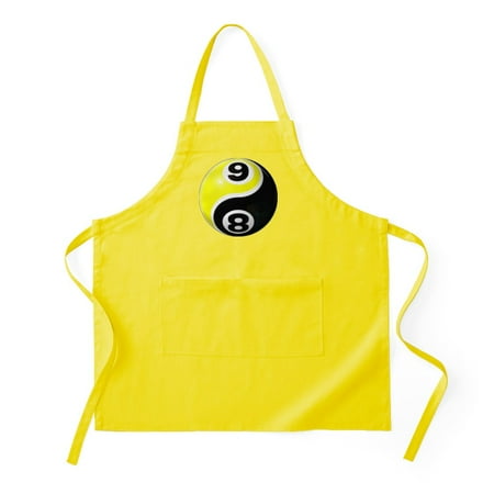 

CafePress - 8 Ball 9 Ball Yin Yang - Kitchen Apron with Pockets Grilling Apron Baking Apron