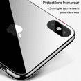 thumbnail image 3 of 9H Tempered Glass Case for IPhone X TPU Frame Scratchproof Clear Cell Phone Case Wireless Charging Support Protective Case Compatible with IPhone X., 3 of 8