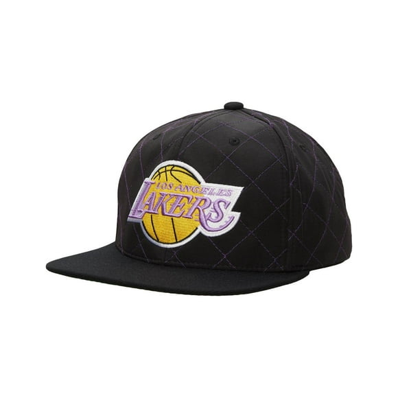 Gorra Mitchell & Ness HWC Los Angeles Lakers Quilted NBA Basquetbol negro Unitalla