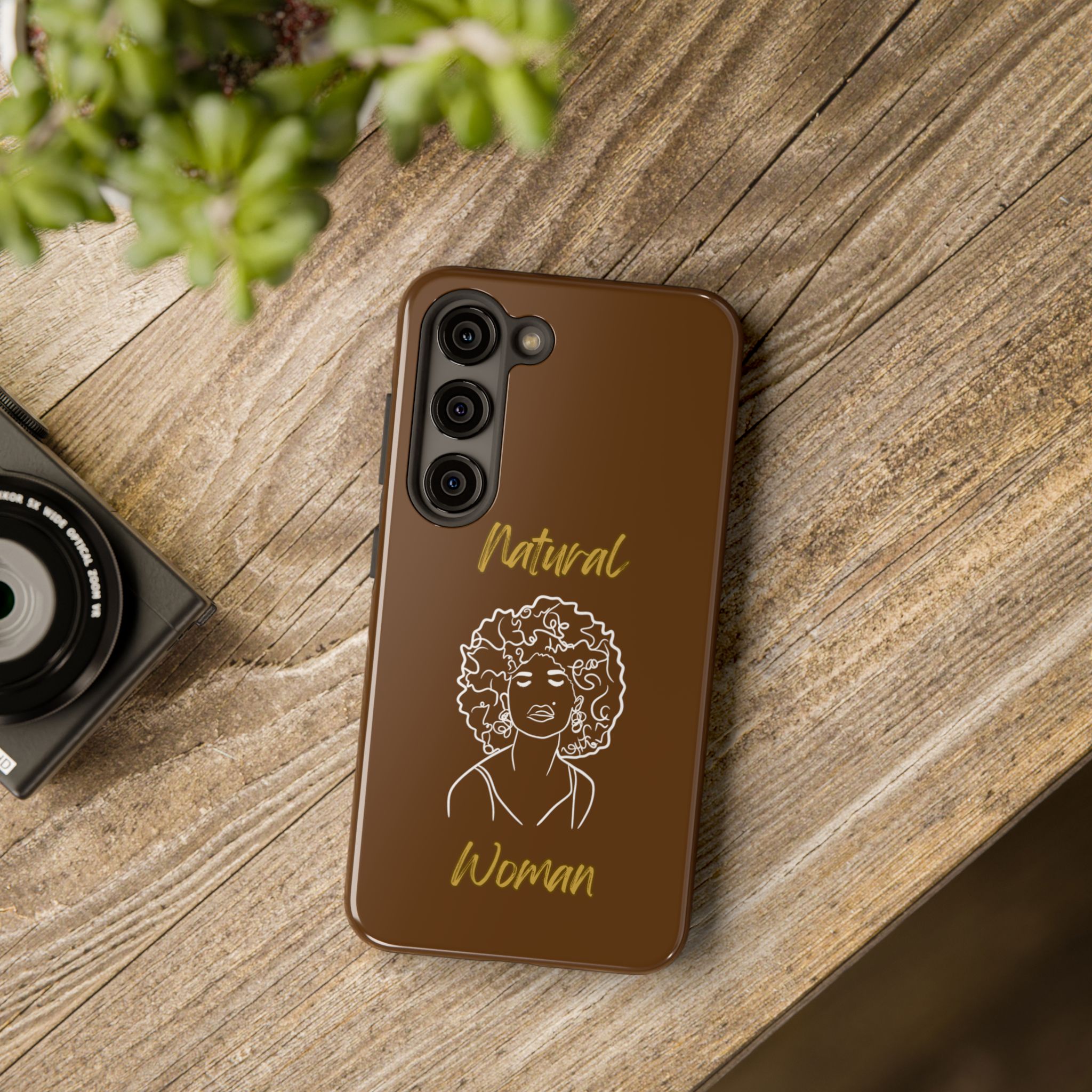 Natural Woman All About Me (WL)Tough Phone Cases BROWN