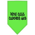 thumbnail image 3 of Mirage Pet Products It's All About Me Screen Print Bandana, Small, Yellow, 3 of 10