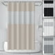 thumbnail image 1 of Xihbxyly Despacho de Almacén Cortina de Ducha para Baño, Moderna Cortina de Ducha de Invierno En El Baño, Juego de Cortinas de Ducha de 71 X 71 Pulgadas de Largo, Estilo Hotel con Ventana Superior Tr, 1 of 7