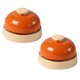 thumbnail image 1 of 2 piezas de campanas interactivas de plástico de acero inoxidable para mascotas para entrenador de vocalización de perros, 1 of 6